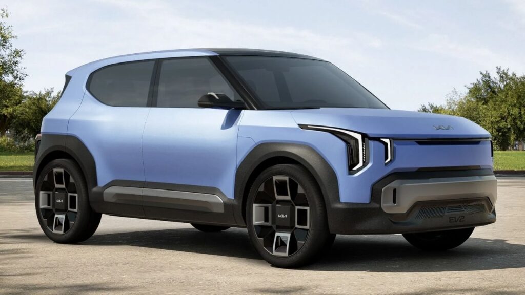 Kia EV2 Electric SUV Debut – 448 Km Range, Smart Features and Affordable EV Vision