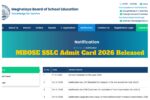 MBOSE SSLC Admit Card 2026 Released