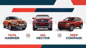 MG Hector 2026 vs Tata Harrier 2026 vs Jeep Compass 2026