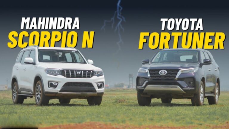 Mahindra Scorpio N vs Toyota Fortuner