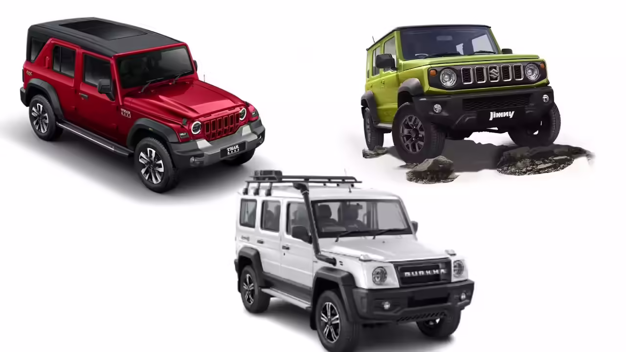 Mahindra Thar 5-Door 2026 vs...