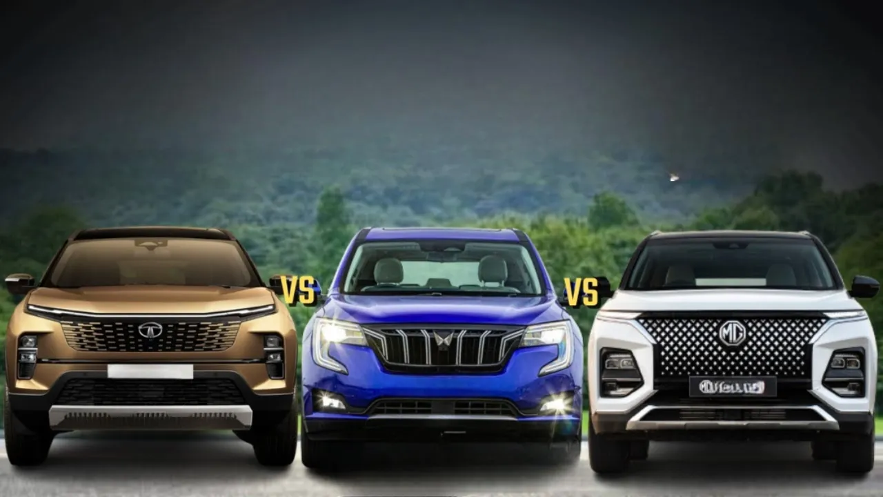 Mahindra XUV700 vs Tata Safari vs MG Hector