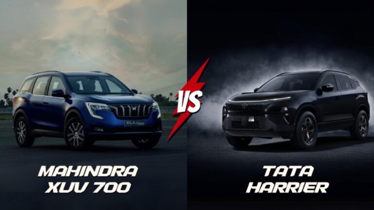 Mahindra XUV700 vs Tata Harrier – Performance, Space & Latest Features Compared