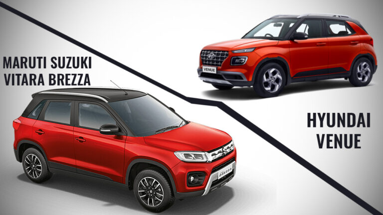 Maruti Brezza Hybrid vs Hyundai Venue Hybrid – Mileage, Features & Price Comparison