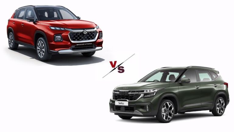 Maruti Grand Vitara vs Kia Seltos – Mileage, Variants & Safety Explained