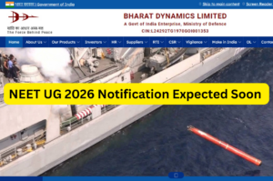 NEET UG 2026 Notification Expected Soon – Exam Date Application Details neet.nta.nic.in