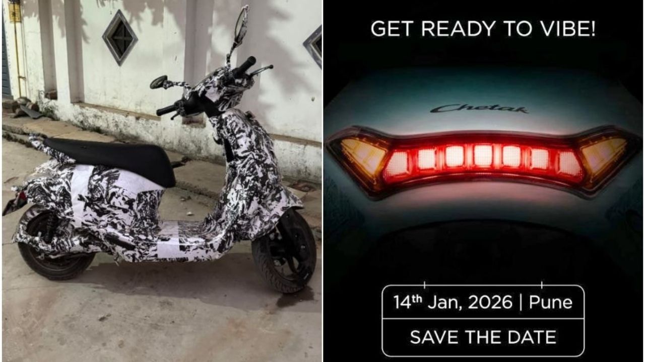 New Bajaj Chetak Electric Scooter...