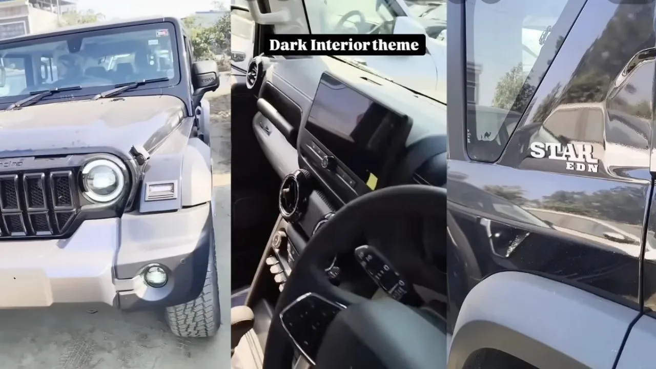 New Mahindra Thar Roxx Star Edition Spotted At Dealerships In India