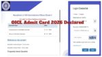 OICL Admit Card 2026 Declared