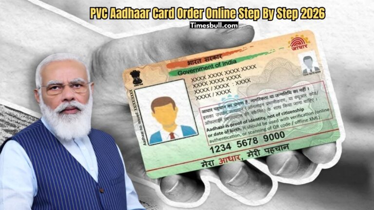 PVC Aadhaar Card Order Online Step By Step