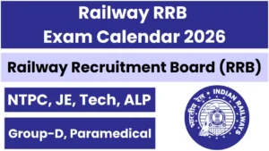 RRB ALP Exam Date 2026 Announced – Assistant Loco Pilot CBT from 16 to 18 February