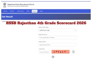 RSSB Rajasthan 4th Grade Scorecard 2026 – Direct Link to Download Group D Marks at recruitment.rajasthan.gov.in