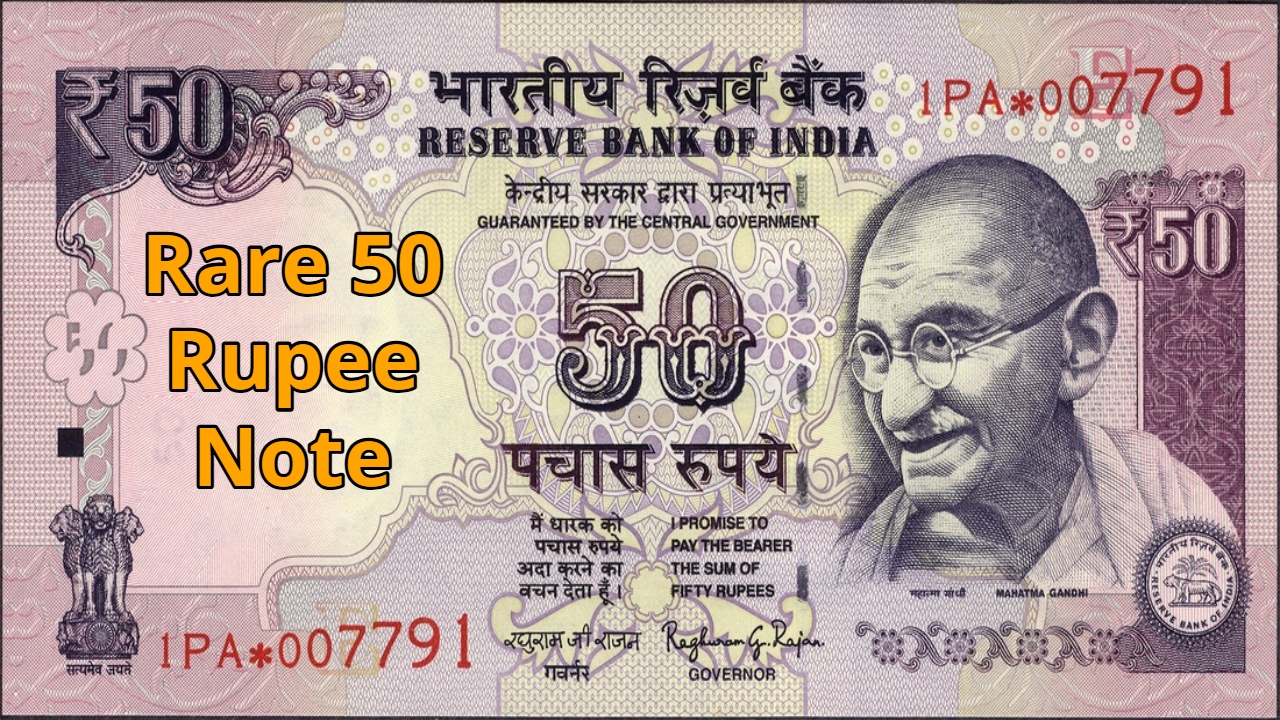 Rare 50 Rupee Note Can...