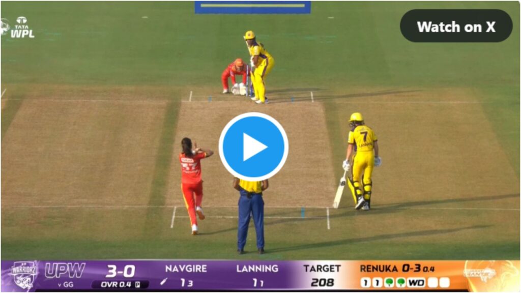 Video – Renuka Singh ripped out this batsman’s stump, first time seen such bowling