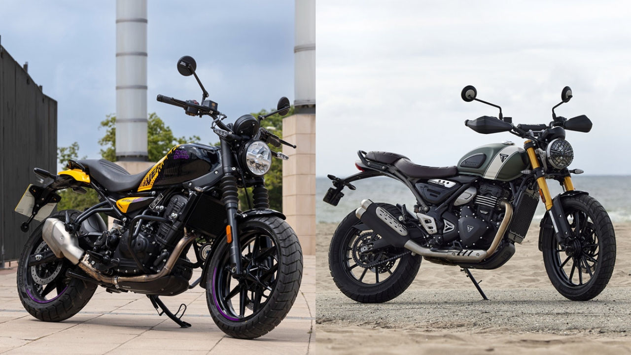 Royal Enfield Scrambler 450 vs Triumph Scrambler 400X