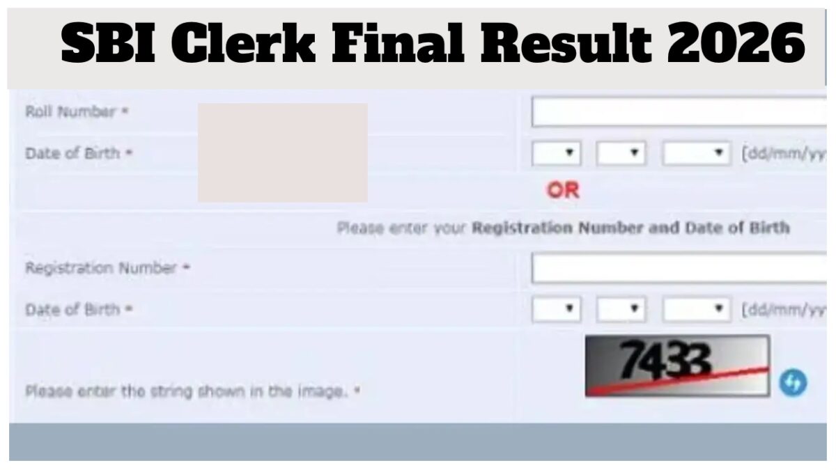 SBI Clerk Final Result 2026