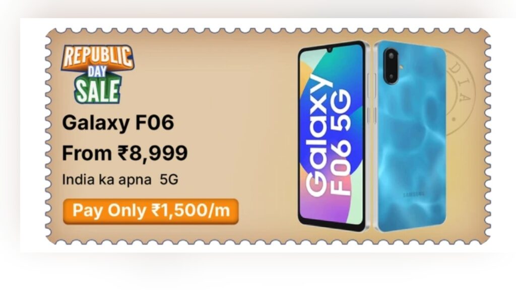 Flipkart Sale: Samsung Galaxy F06 5G for Less Than Rs 8000 with 50-Megapixel Camera