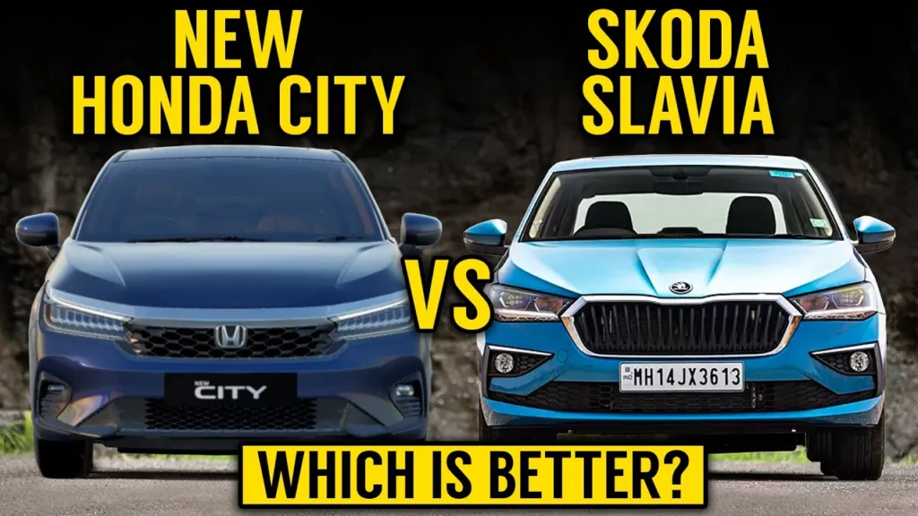 Skoda Slavia Facelift vs Honda City – Comfort, Safety & Driving Experience Compared