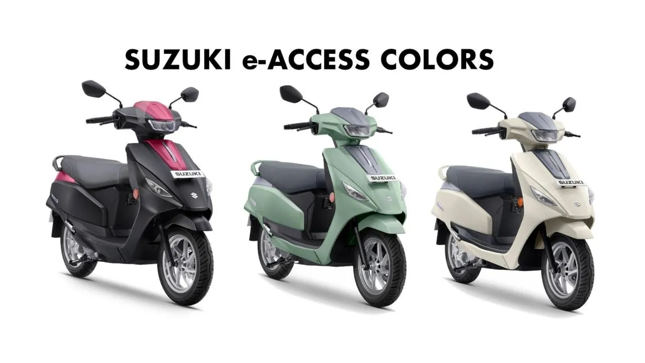 Suzuki E Access Electric Scooter All Colour