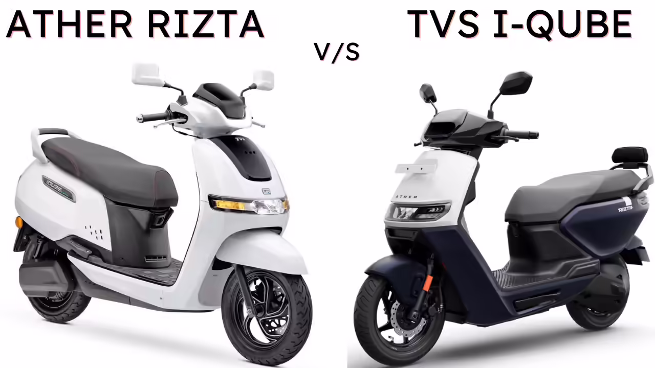 TVS iQube vs Ather Rizta...
