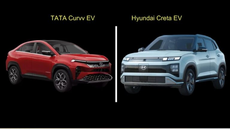 Tata Curvv EV vs Hyundai Creta EV – Range, Design & Practicality Comparison