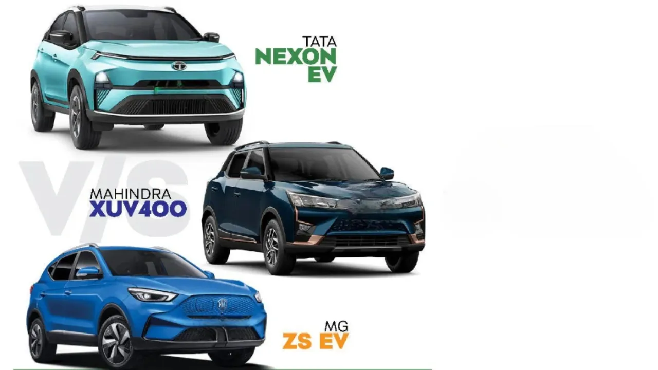 Tata Nexon EV 2026 vs Mahindra XUV400 2026 vs MG ZS EV 2026