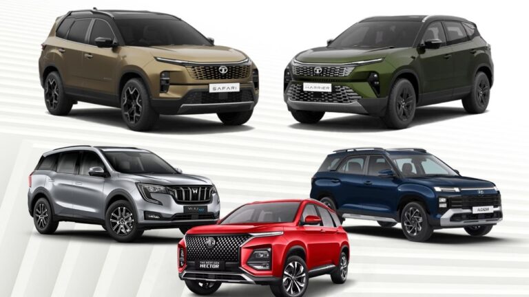 Tata Safari Petrol vs Rivals – Price, Power & Size Comparison – Which is the most powerful 3-Row SUV
