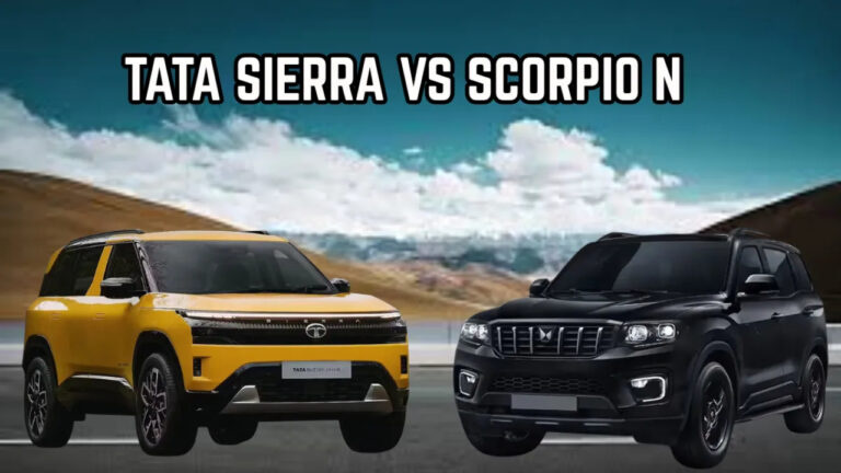 Tata Sierra ICE vs Mahindra Scorpio N