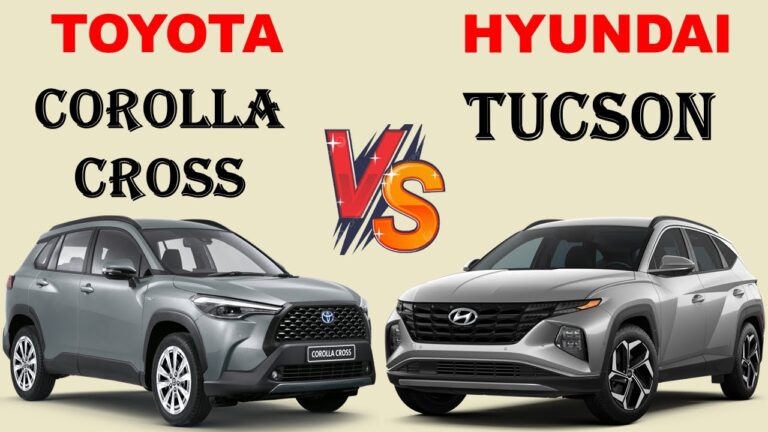 Toyota Corolla Cross vs Hyundai Tucson