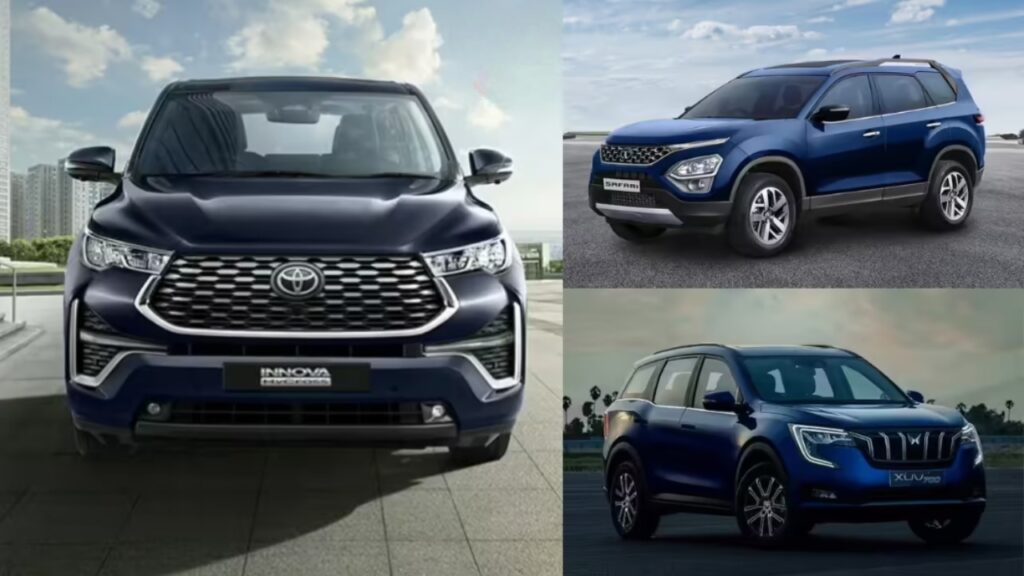 Toyota Innova Hycross 2026 vs Mahindra XUV700 2026 vs Tata Safari 2026