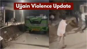 Violence erupts in Ujjain, bus set on fire, 5 arrested