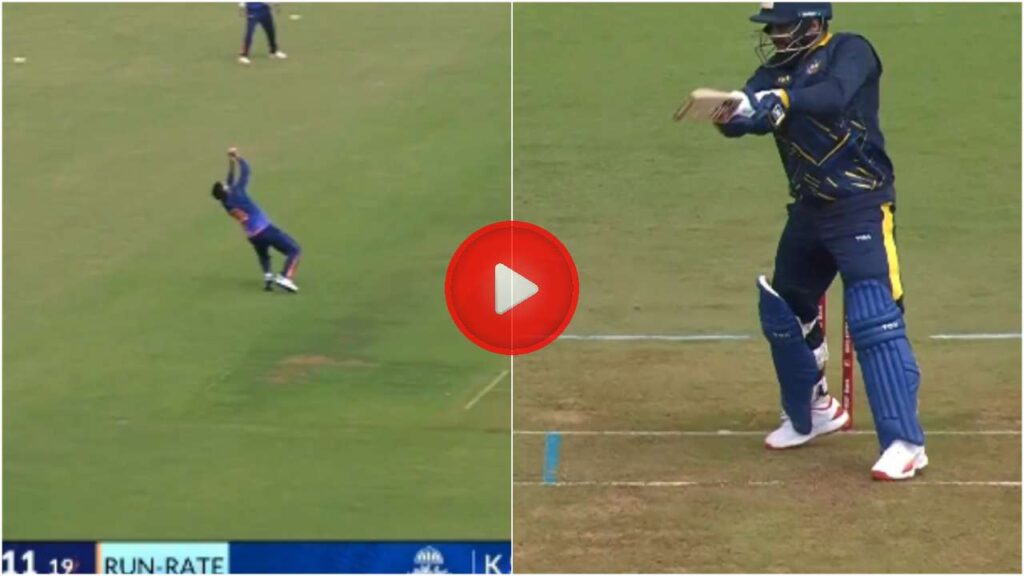 Watch— Saransh Jain takes a flying catch to dismiss in-form Prabhsimran Singh in VHT 2025-26 match