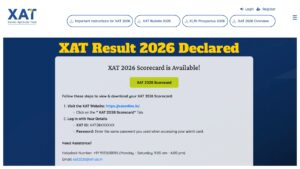 XAT 2026 Scorecard Download Link Active – How to Check Your Cut-offs for XLRI, SPJIMR at xatonline.in