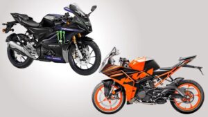 Yamaha R15 Hybrid vs KTM RC 200 – Mileage, Performance & Track Readiness