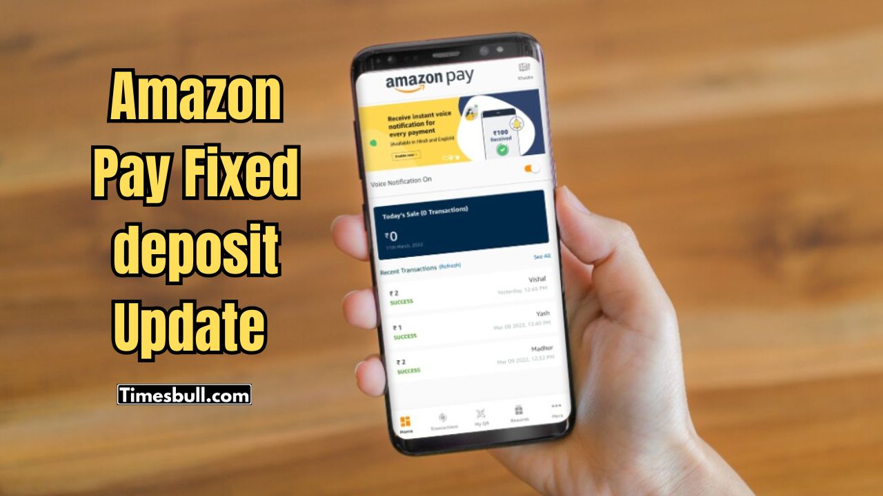 Amazon Pay FD: Earn Up...