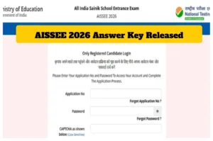 AISSEE 2026 Answer Key Released - Direct Link to Download Response Sheets at exams.nta.nic.in in Education category