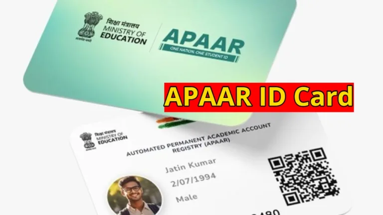 APAAR ID Card
