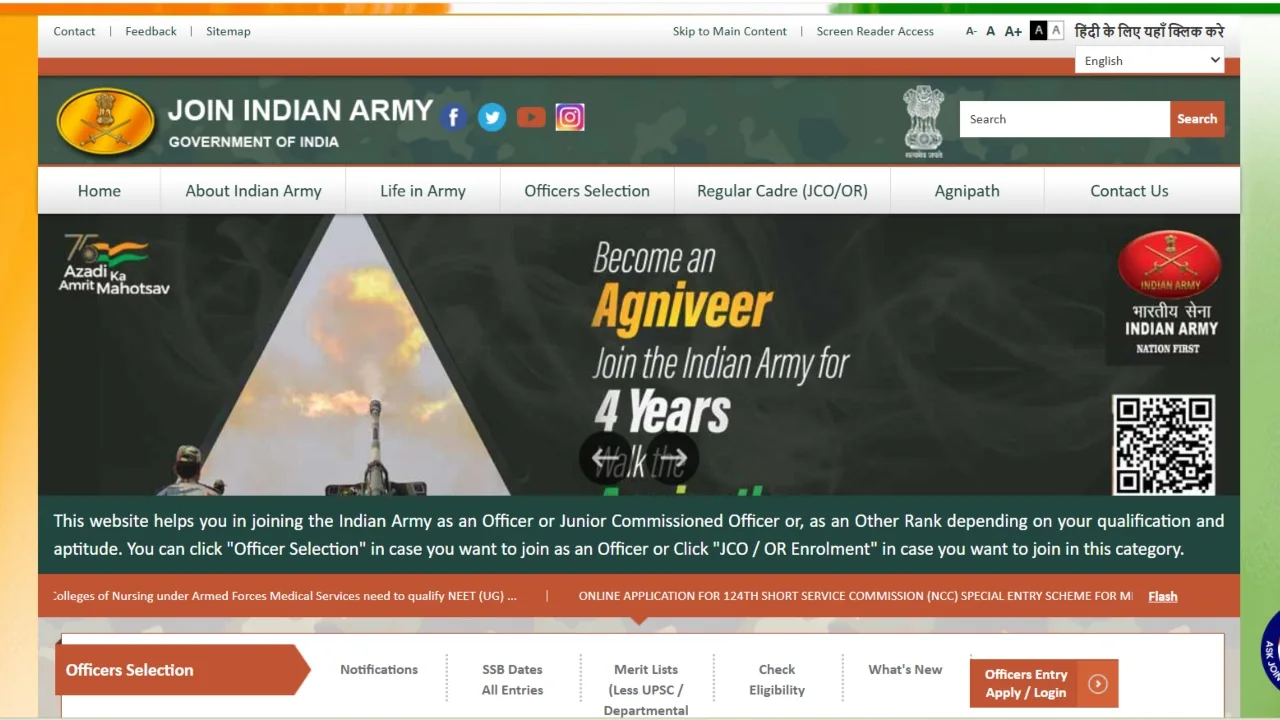 Agniveer Recruitment 2026 Announced