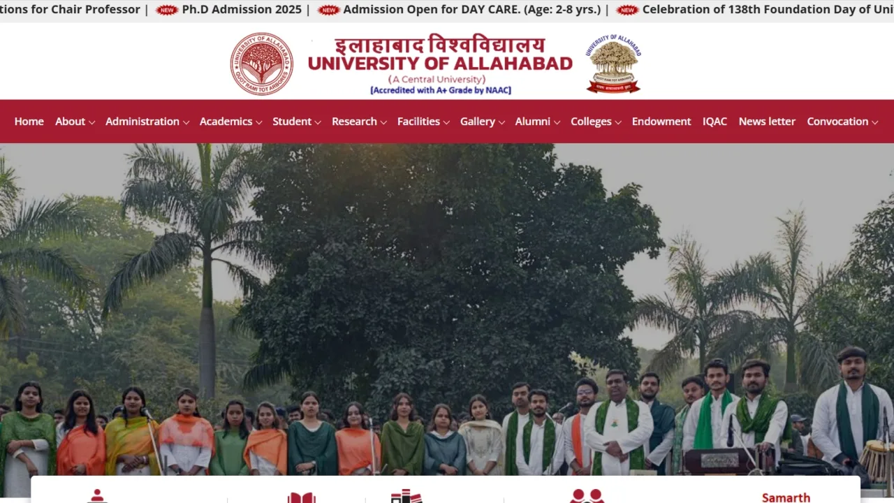 Allahabad University 4 Year BA BEd Admission 2026