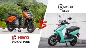 Ather 450S vs Hero Vida V1 Plus – Range, Charging Time & Price Comparison
