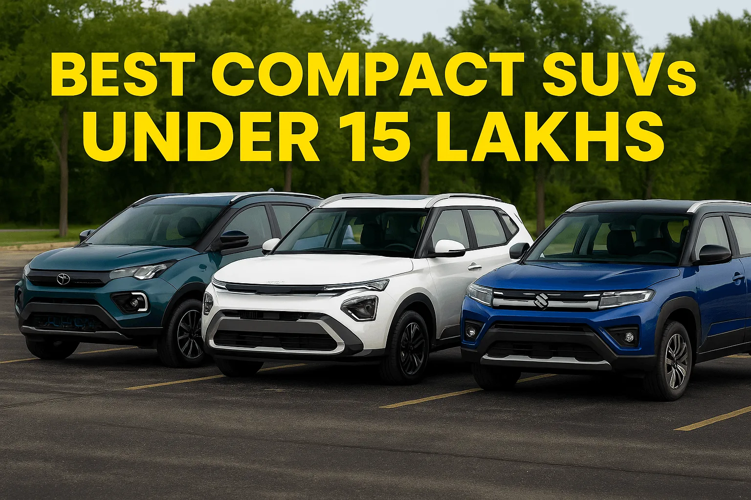 Best Compact SUVs Under Rs 15 Lakh 2026
