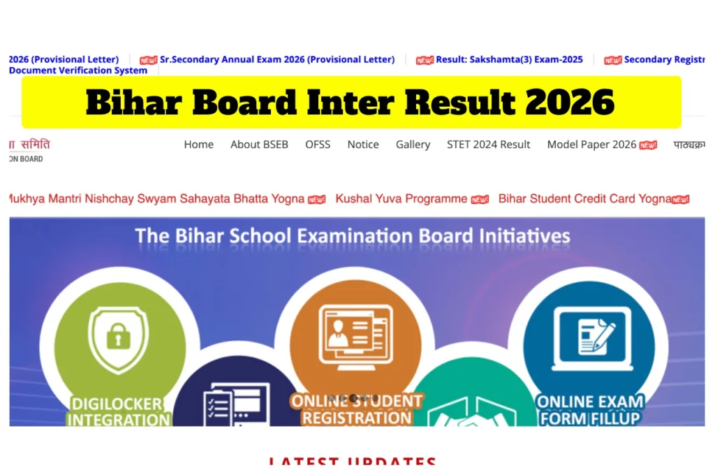 Bihar Board Inter Result 2026