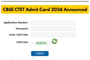 CBSE CTET Admit Card 2026 Announced at ctet.nic.in, Direct link Here in Education category