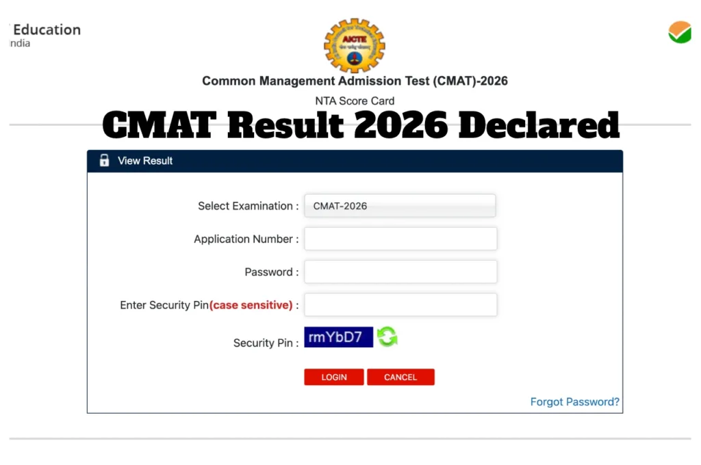 Cmat Result 2026 Declared