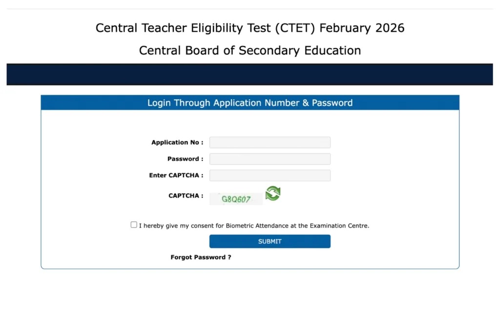 CTET Exam Date 2026: Admit Card Download Link Active at ctet.nic.in; Exam Starts Feb 7