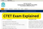 CTET Exam Explained