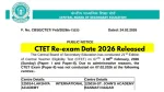 CTET Re-exam Date 2026 Released – Re-test on March 1, Download New Admit Card at ctet.nic.in