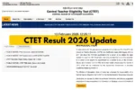 CTET Result 2026 Update