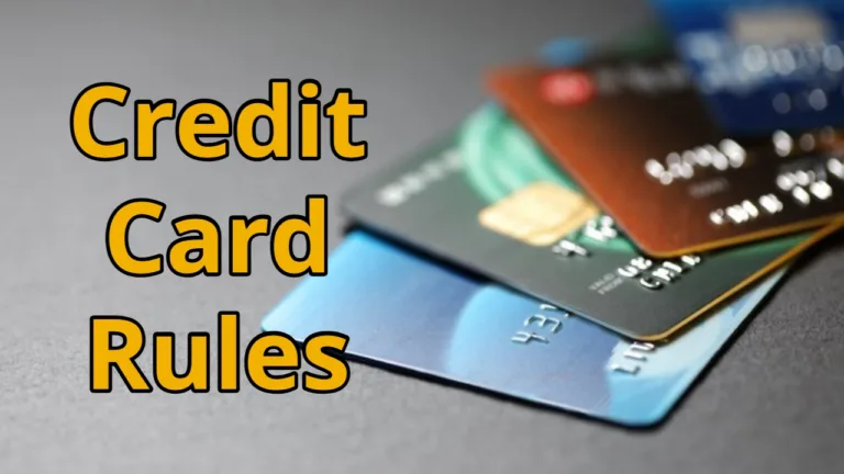 Credit Card Rules