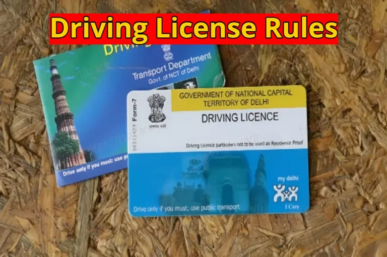 Driving License Rules